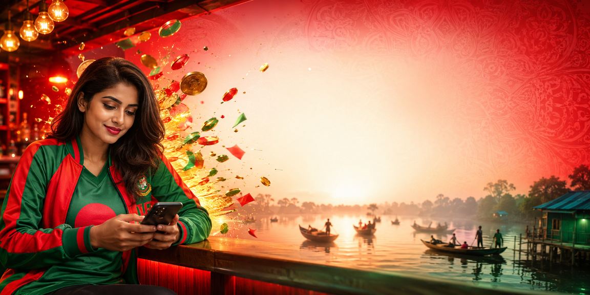 বারিশালে ক্রিকেট বেটিং লাল-সবুজ থিম